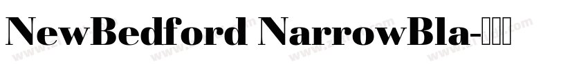NewBedford NarrowBla字体转换